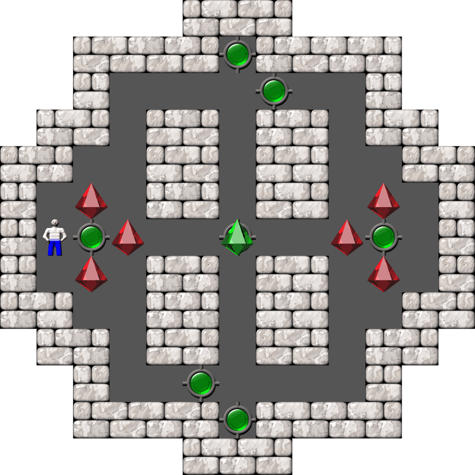 Sokoban Alberto Garcia Arranged level 221